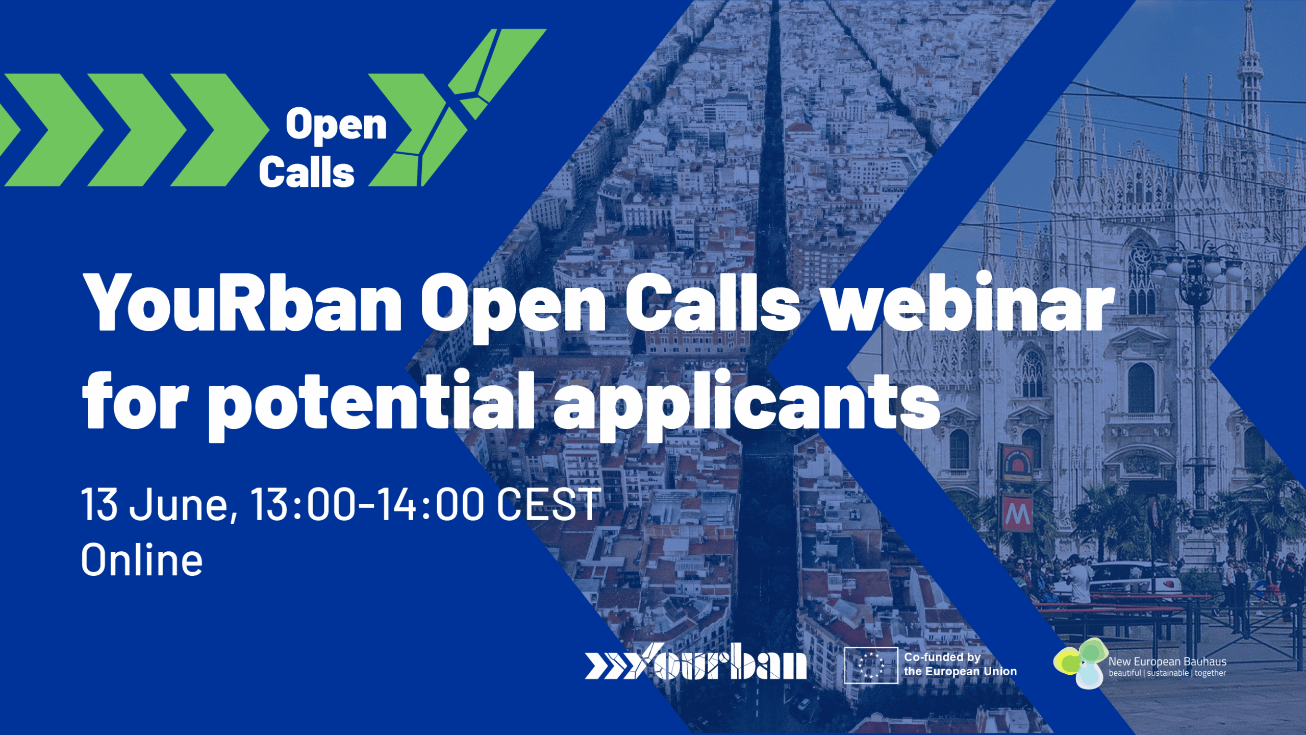 Join us for the YouRban Open Calls Webinar on 13 June