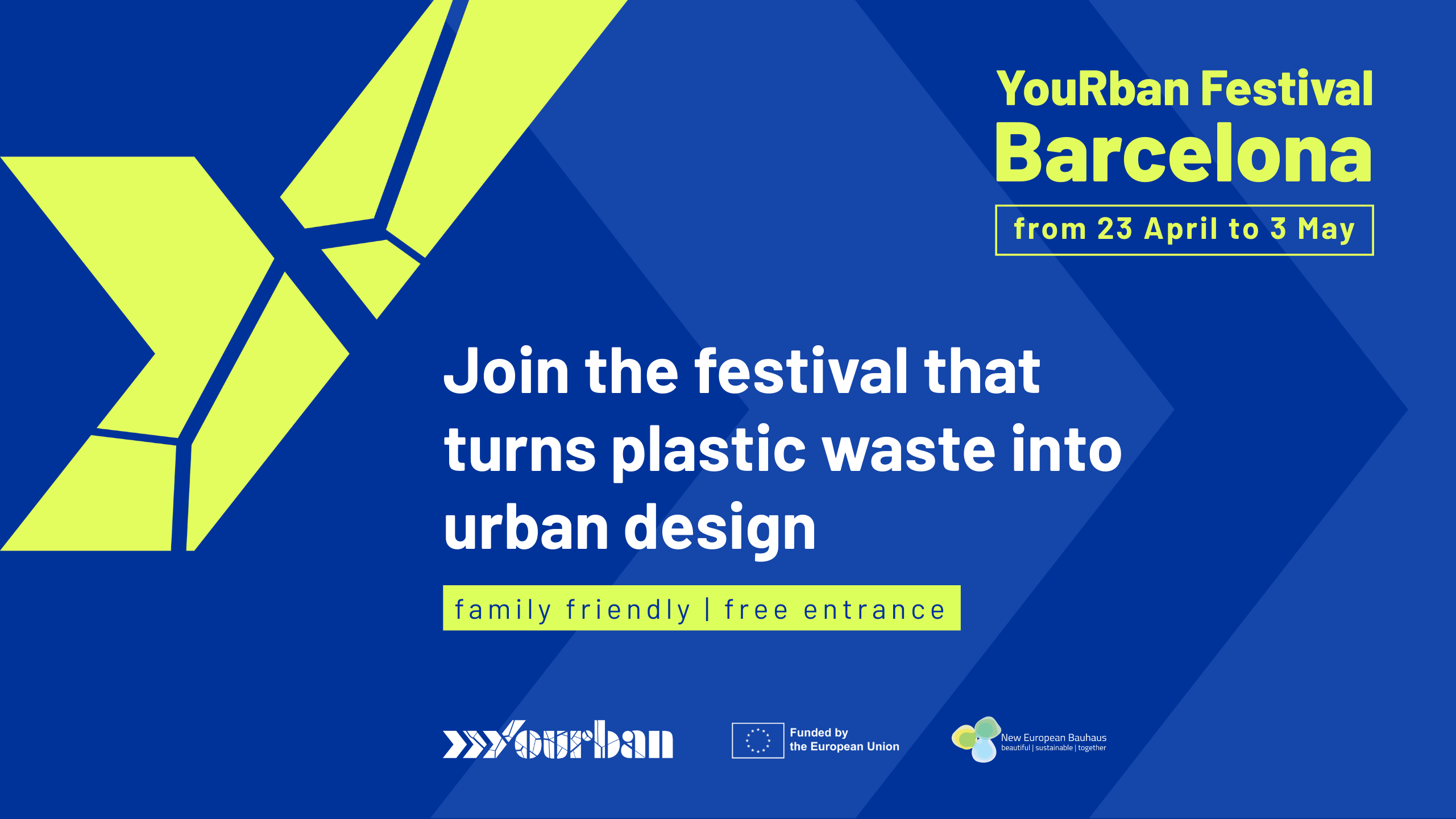 YouRban Festival in Barcelona from April 23 to May 3, 2026